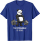 Panda Bear Deadlift SHIRT Powerlifter Funny Bodybuilding T-Shirt - T-Shirt | Royal