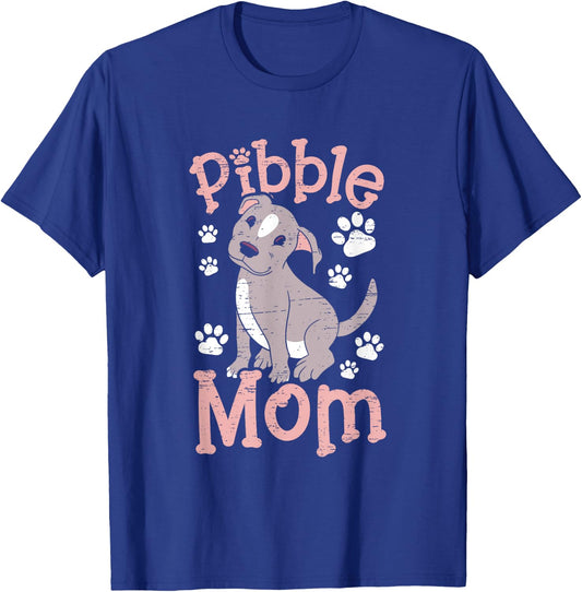 Pibble Mom T-Shirt - T-Shirt | Royal