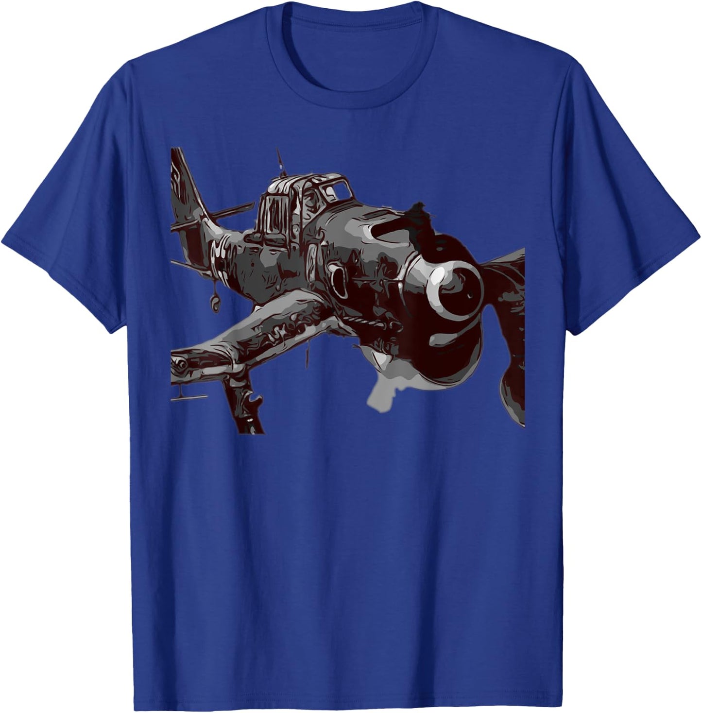 Junkers JU 87 Stuka WW2 Dive Bomber WW2 Warbird Warplane T-Shirt - T-Shirt | Royal