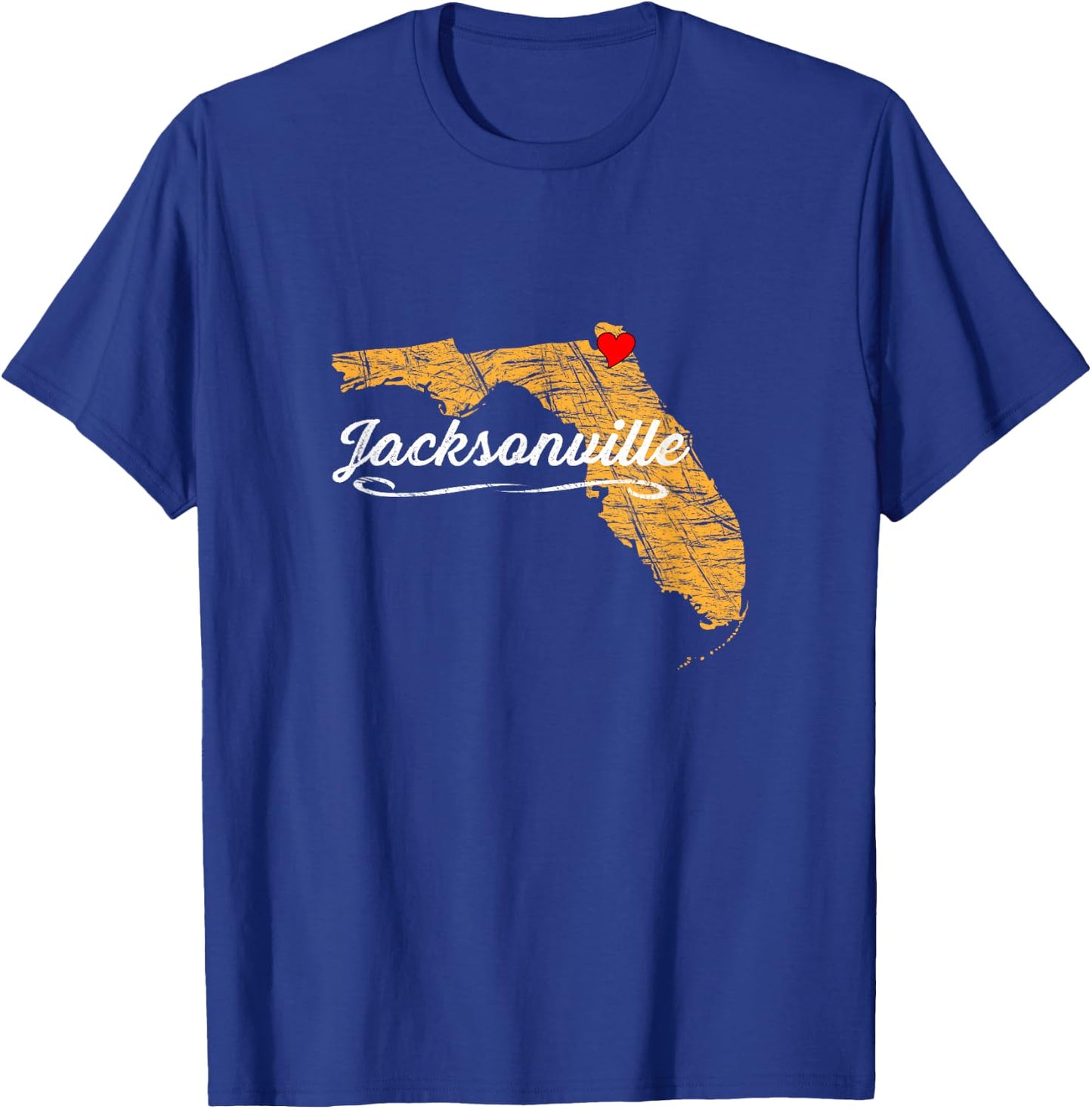 City of JACKSONVILLE - FLORIDA | Vacation Souvenir - Graphic T-Shirt - T-Shirt | Royal