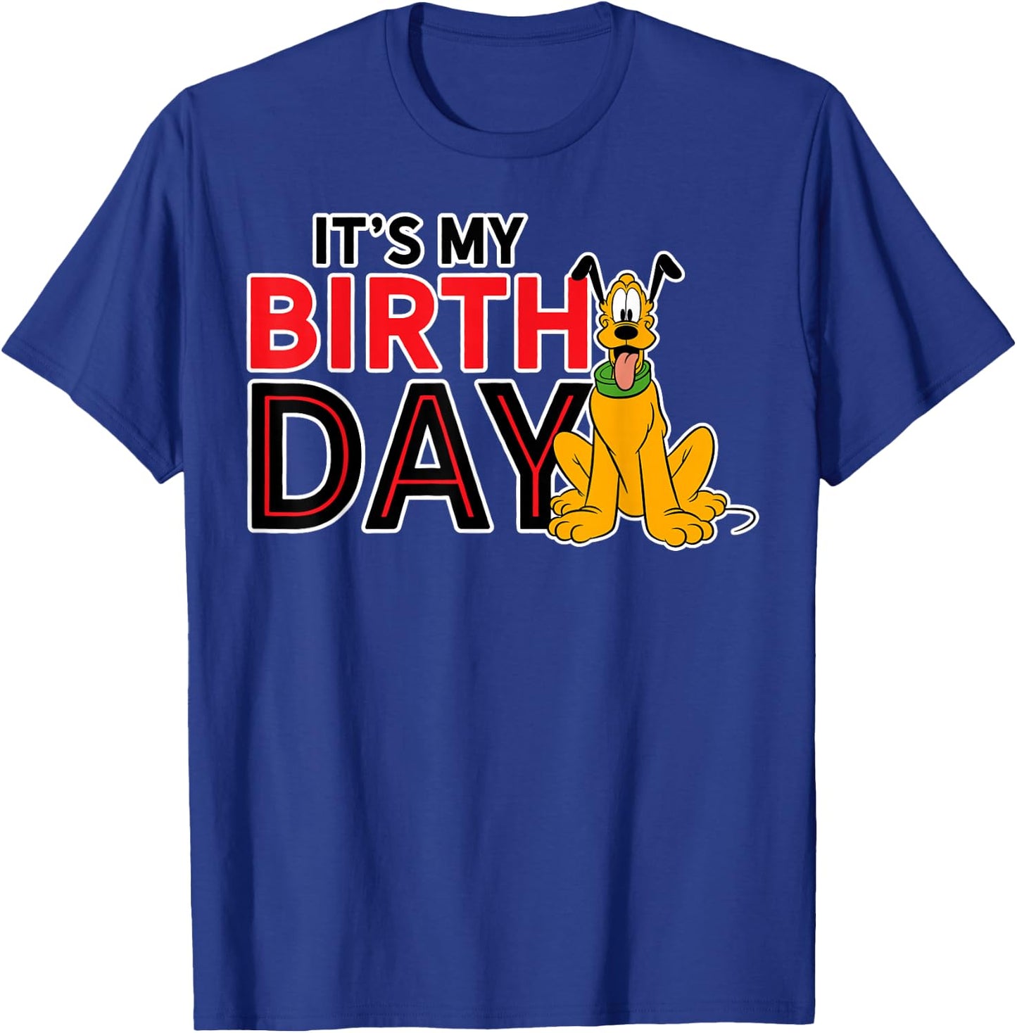 Pluto - It's My Birthday T-Shirt - T-Shirt | Royal