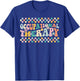 Occupational Therapy -OT Therapist OT Month Groovy Retro T-Shirt - T-Shirt | Royal