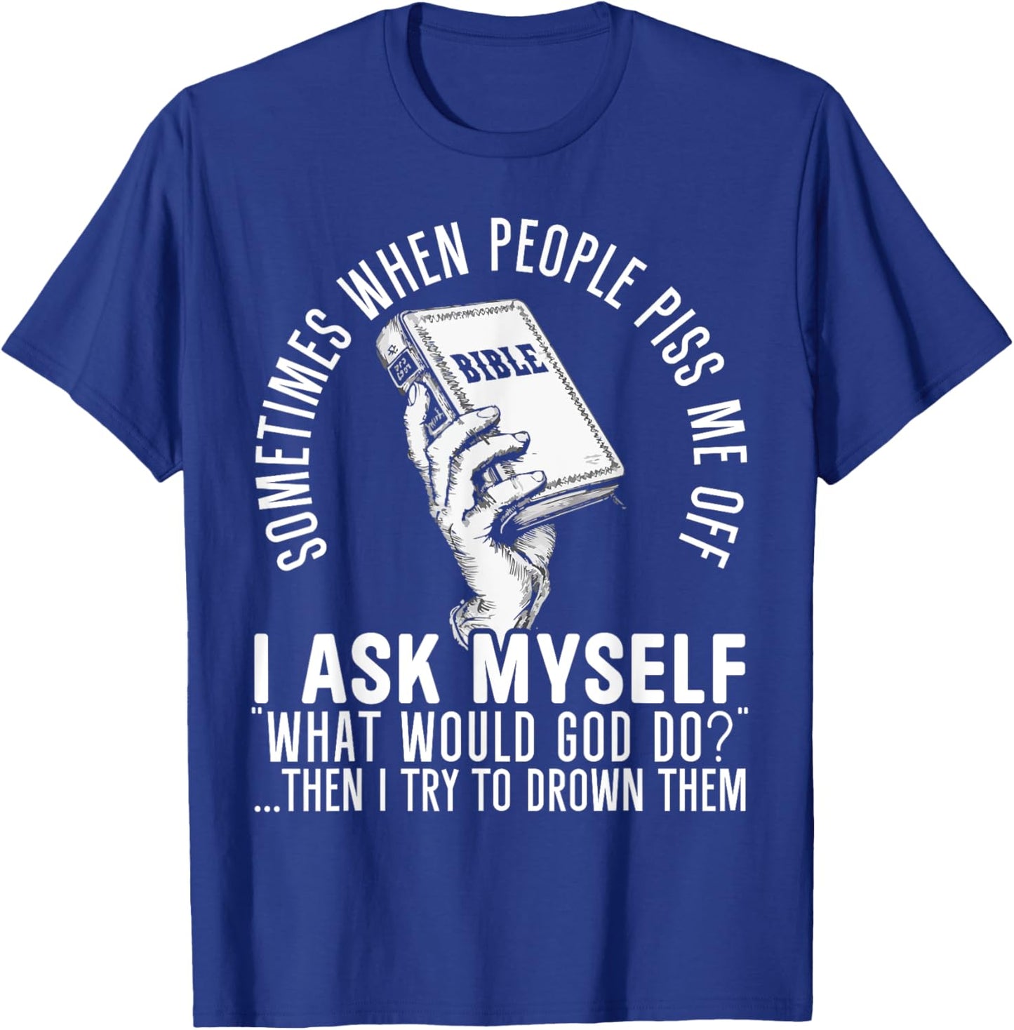 Atheism Anti-Religion Agnostic Freethinker Atheist T-Shirt - T-Shirt | Royal