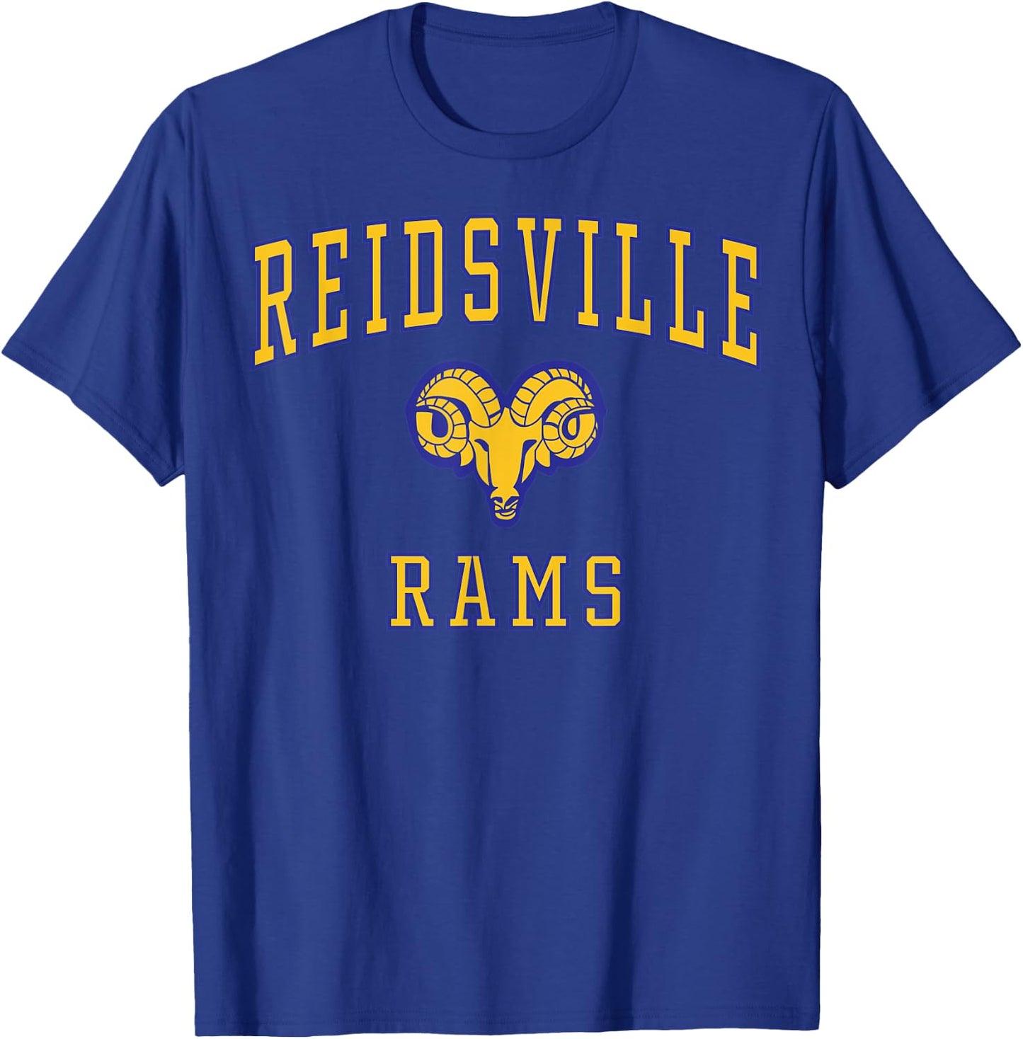 Reidsville High School Rams C1 T-Shirt - T-Shirt | Royal