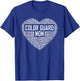 Cute Colorguard Mom Gift Colorguard Marching Band T-Shirt - T-Shirt | Royal