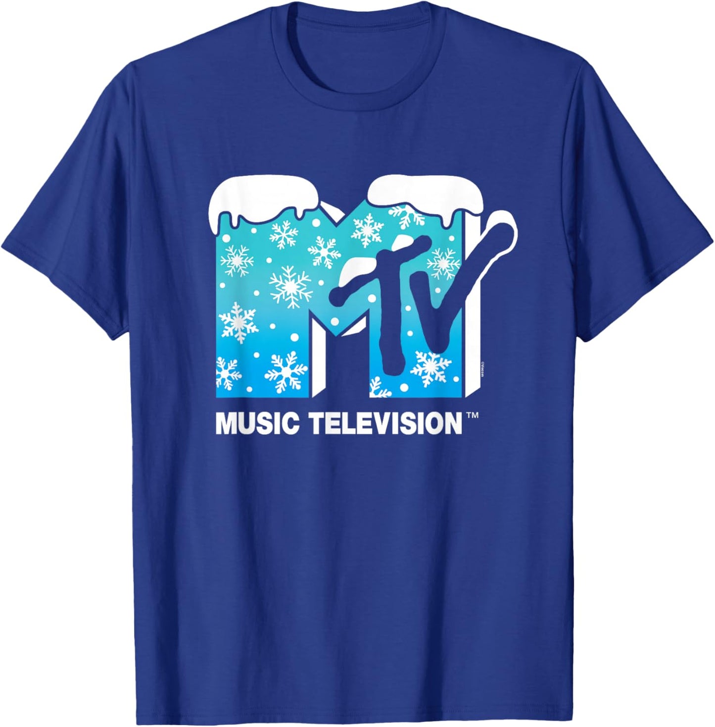 MTV - MTV Snowflakes T-Shirt - T-Shirt | Royal