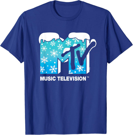 MTV - MTV Snowflakes T-Shirt - T-Shirt | Royal