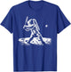 Baseball Novelty Astronaut Men Women Kids Funny Baseball T-Shirt - T-Shirt | Royal