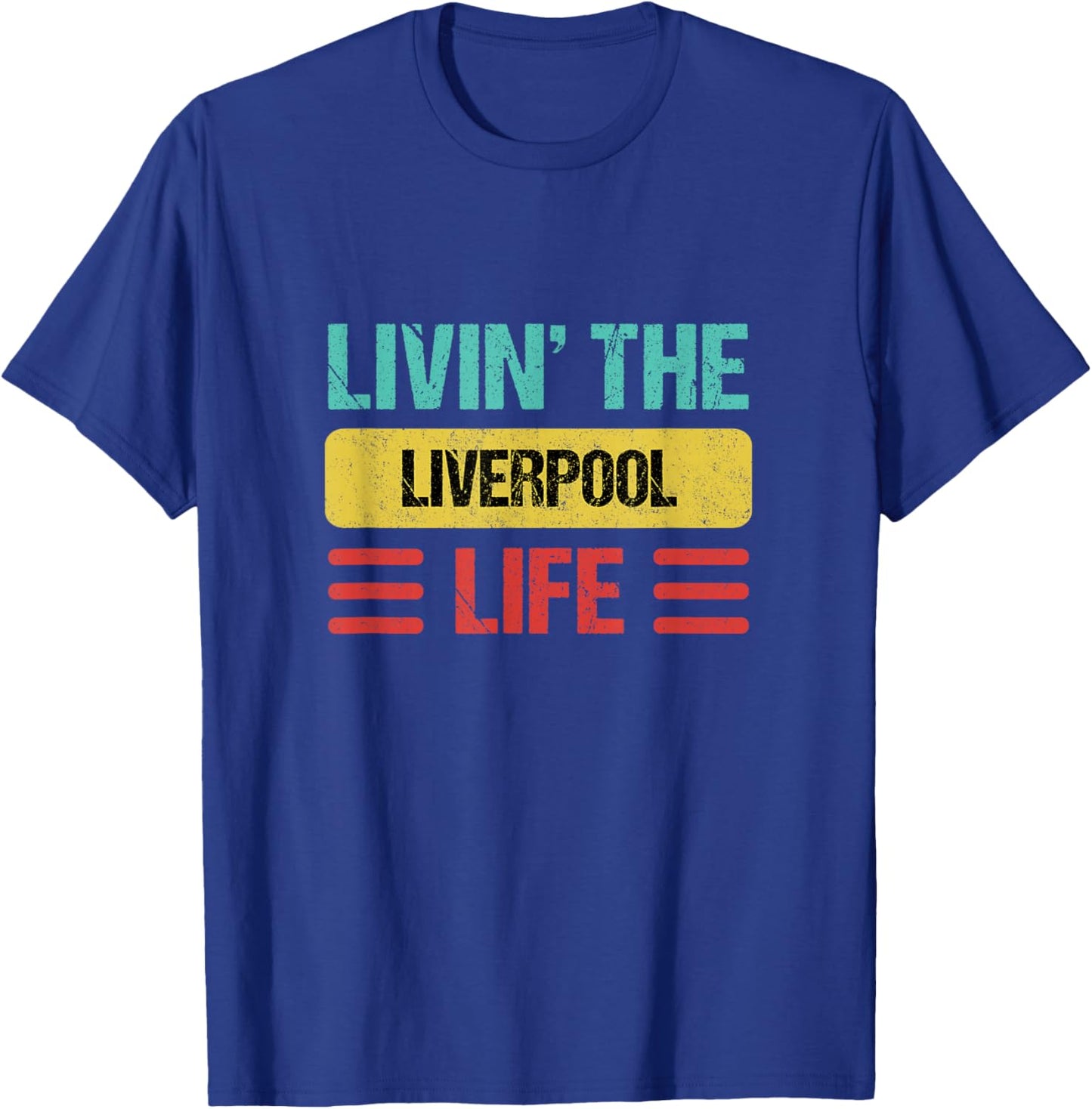 Liverpool England T-Shirt - T-Shirt | Royal