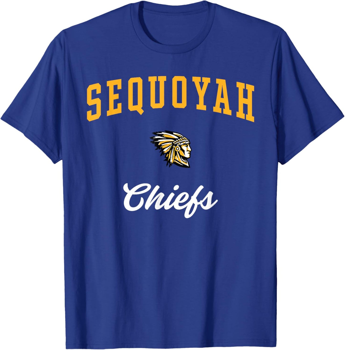 Sequoyah High School Chiefs T-Shirt - T-Shirt | Royal