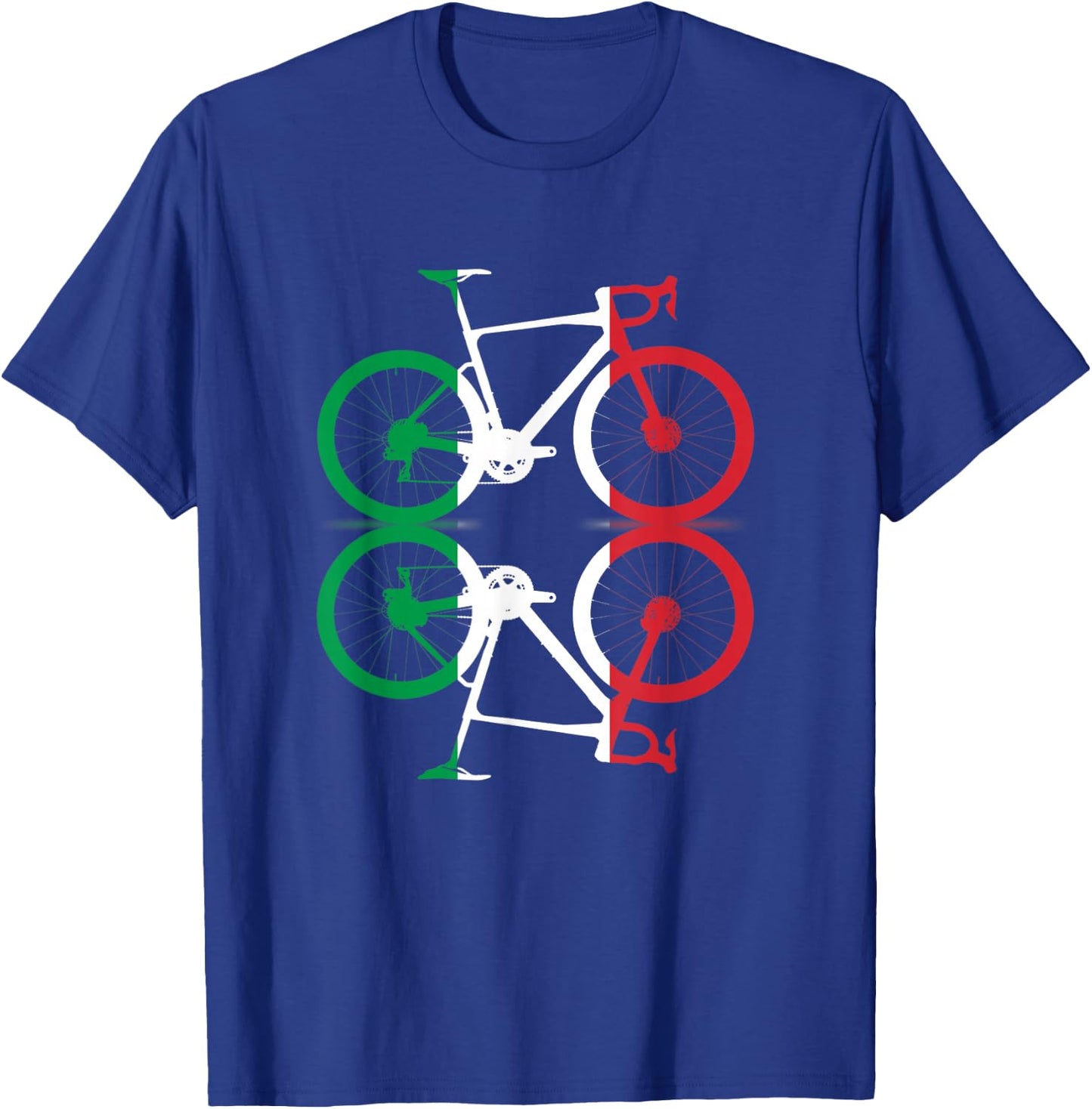 Italian Italian flag bike is cycling T-Shirt - T-Shirt | Royal
