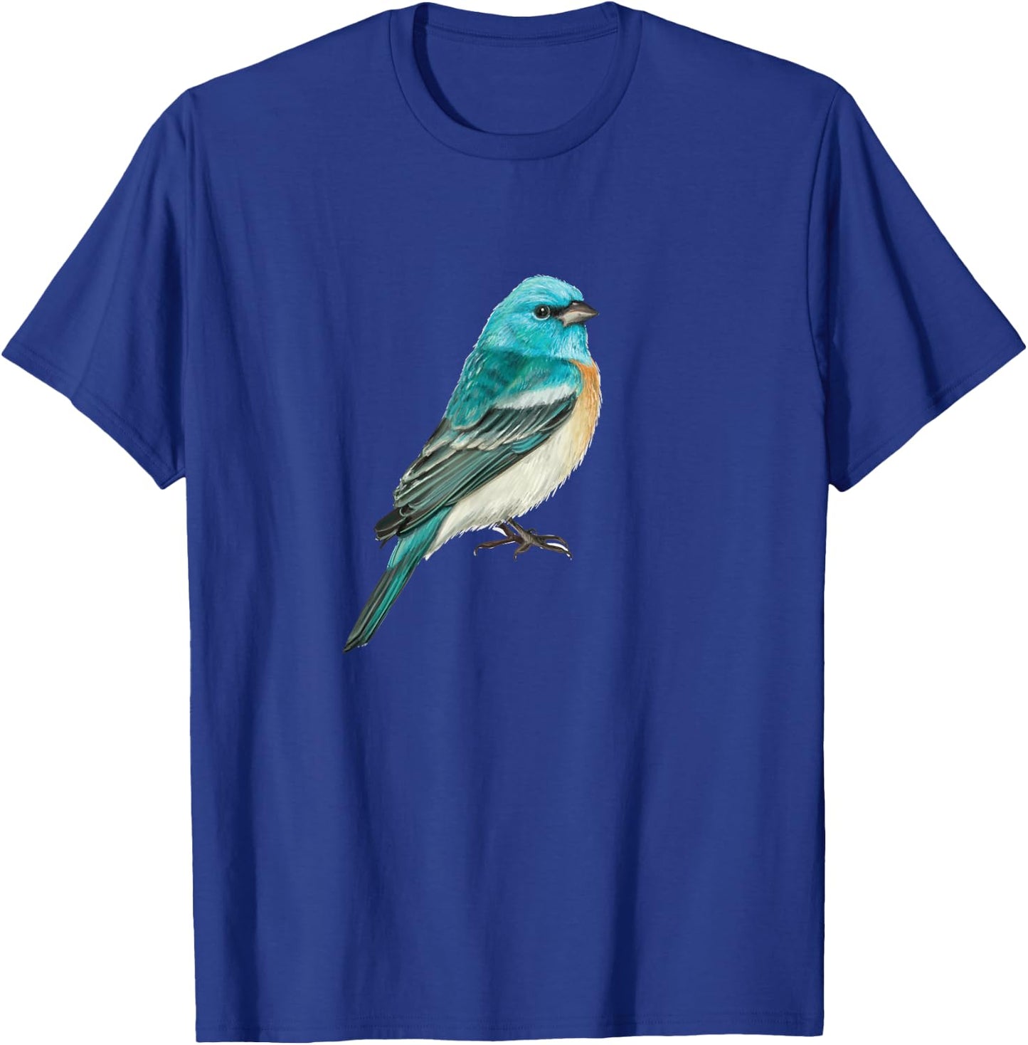 Lazuli Bunting Bird graphic T-Shirt - T-Shirt | Royal