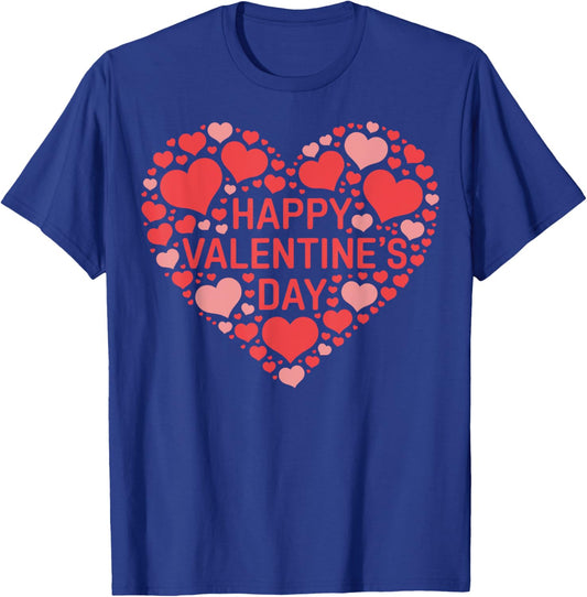 Happy Valentine's Day Heart Valentines Day Men T-Shirt - T-Shirt | Royal