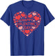 Happy Valentine's Day Heart Valentines Day Men T-Shirt - T-Shirt | Royal