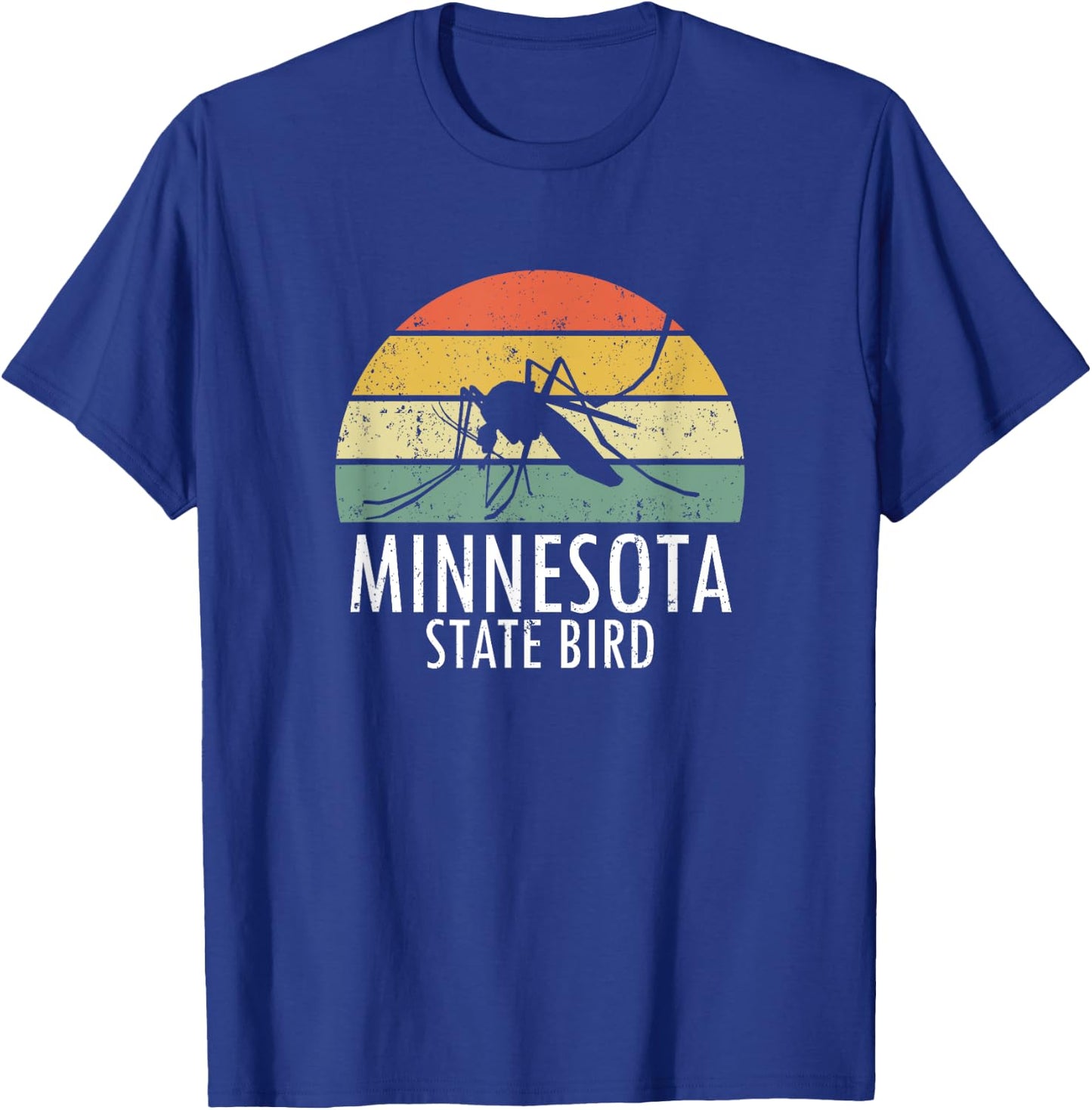 Minnesota Mosquito State Bird Funny Camping Outdoors T-Shirt - T-Shirt | Royal