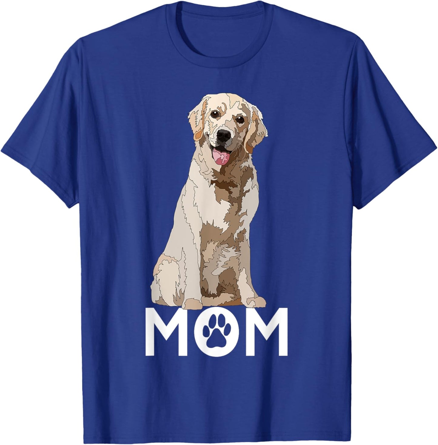 Golden Lab Mom Yellow Labrador Retriever Mother Dog Mama T-Shirt - T-Shirt | Royal