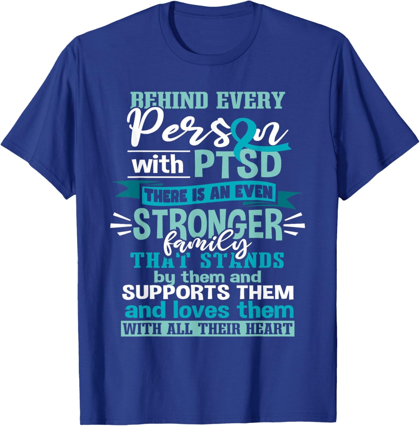 PTSD Support T-Shirt - T-Shirt | Royal