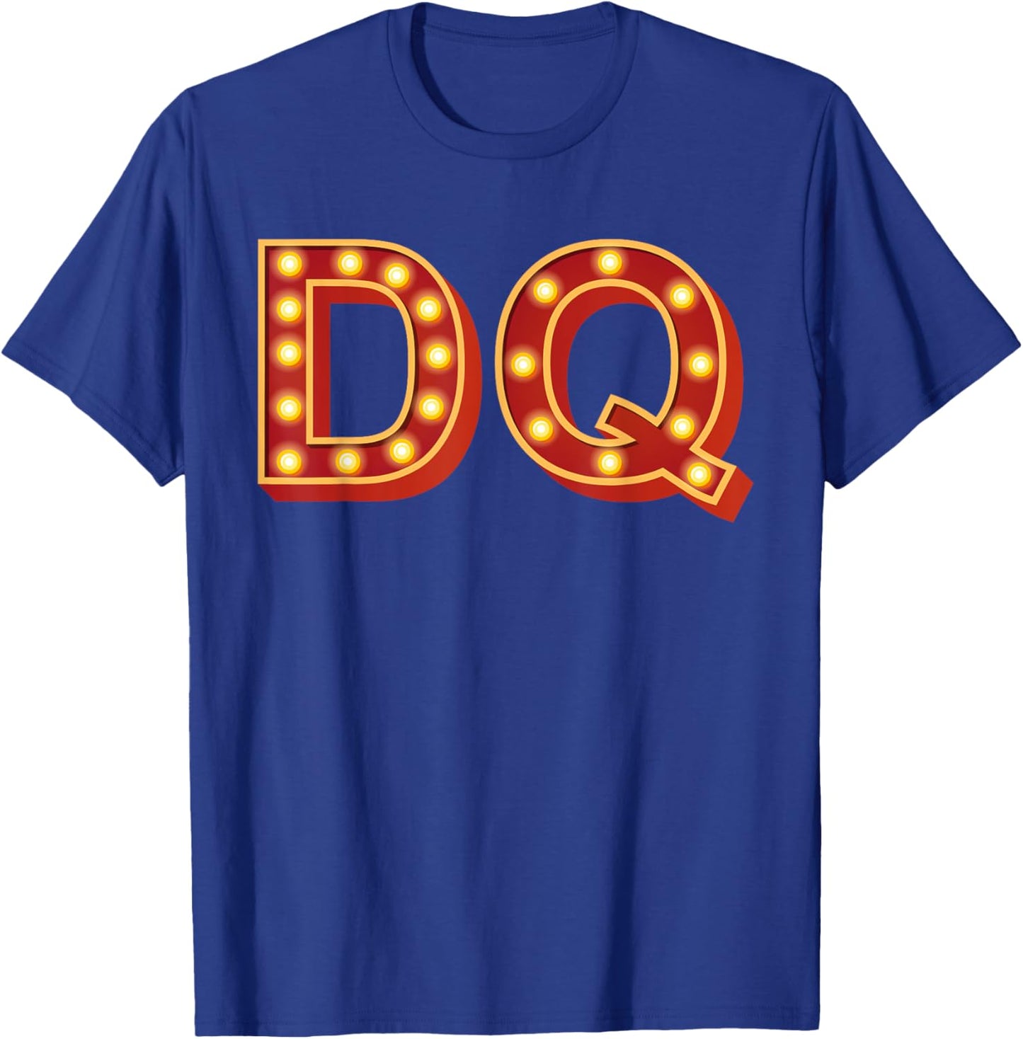 DQ Drama Queen, Flamboyant show font T-Shirt - T-Shirt | Royal