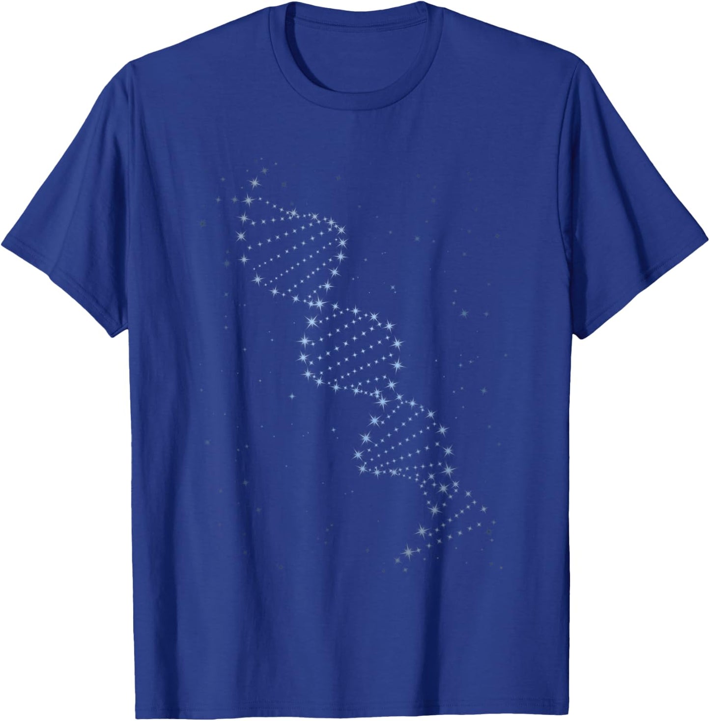 DNA Double Helix Astronomy Science Celestial Gift Men Women T-Shirt - T-Shirt | Royal