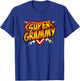 Super Grammy Superhero Grandmother's Comic Book Women T-Shirt - T-Shirt | Royal