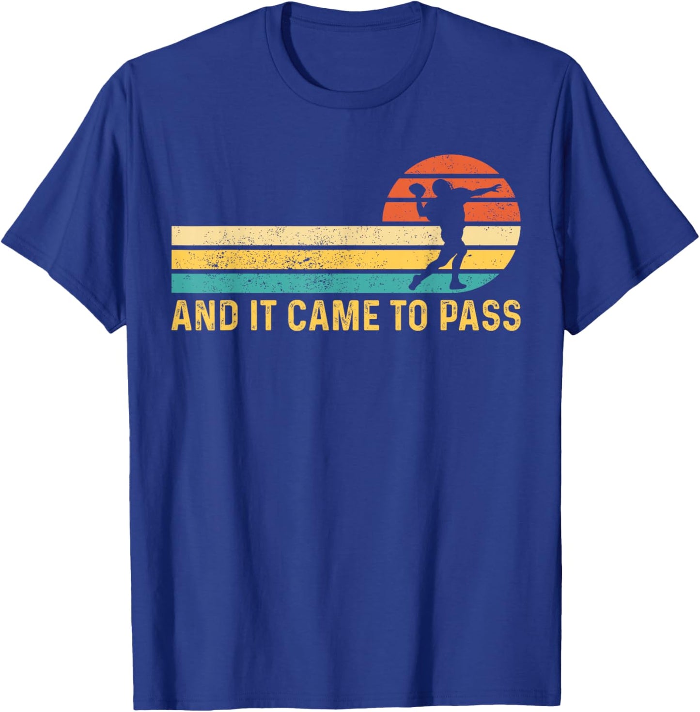 Funny Mormon Missionary LDS Football And It Came To Pass T-Shirt - T-Shirt | Royal