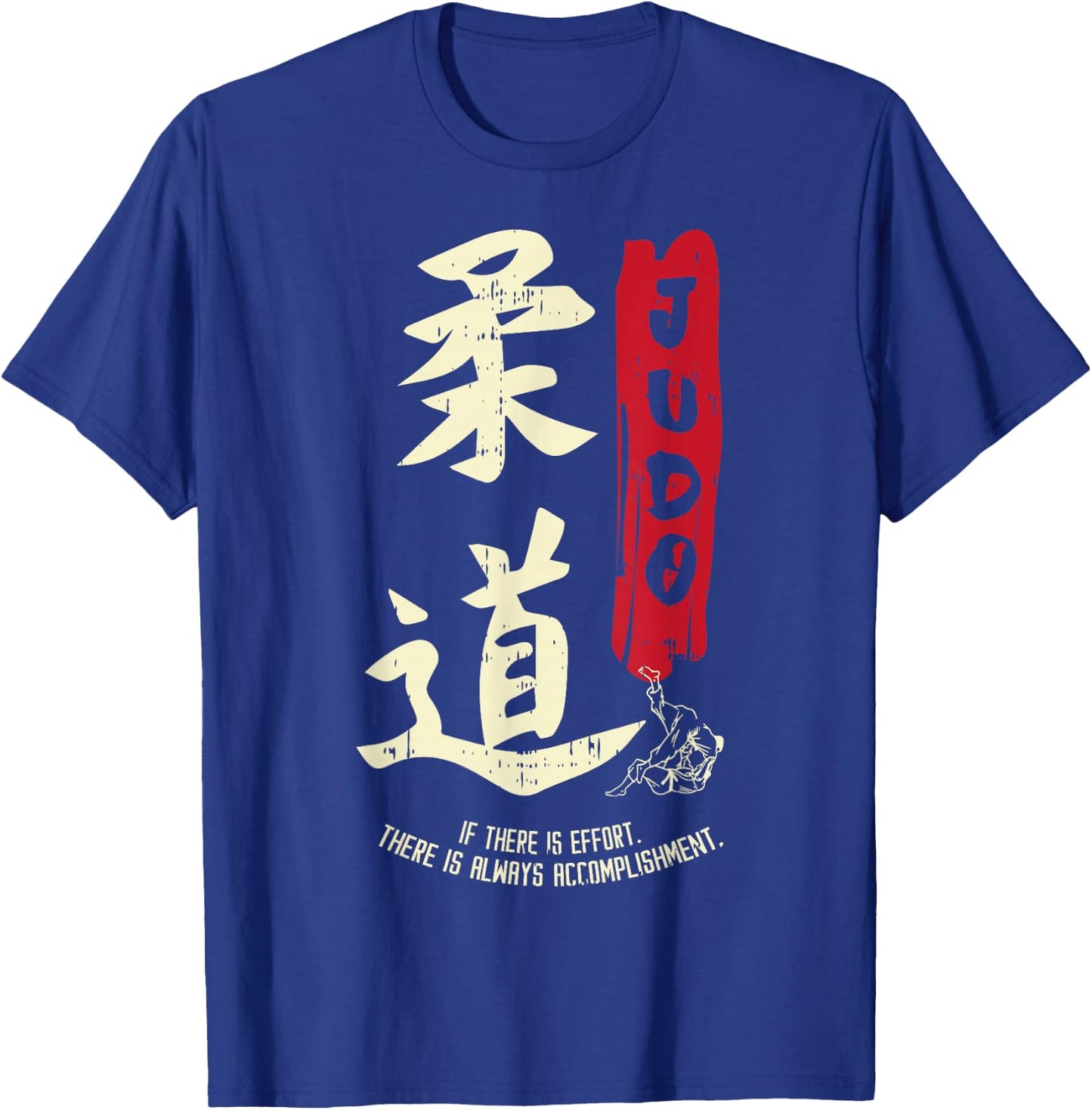 Judo Cool Japanese Symbol Judoka Martial Arts Lover Gift T-Shirt - T-Shirt | Royal