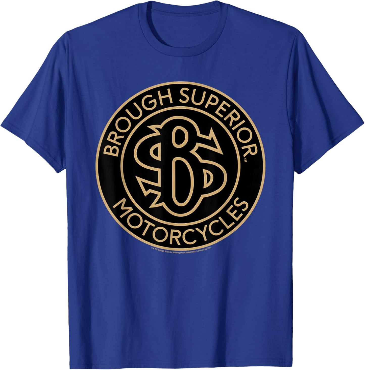 Brough Superior Motorcycles Circular Logo T-Shirt - T-Shirt | Royal