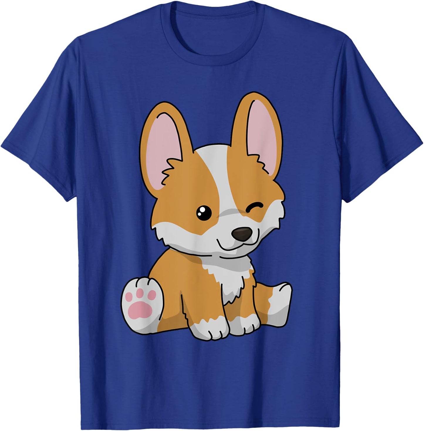 Corgi Gifts For Kids & Adults Black Classic Fit Short Sleeve & Men T-Shirt - T-Shirt | Royal