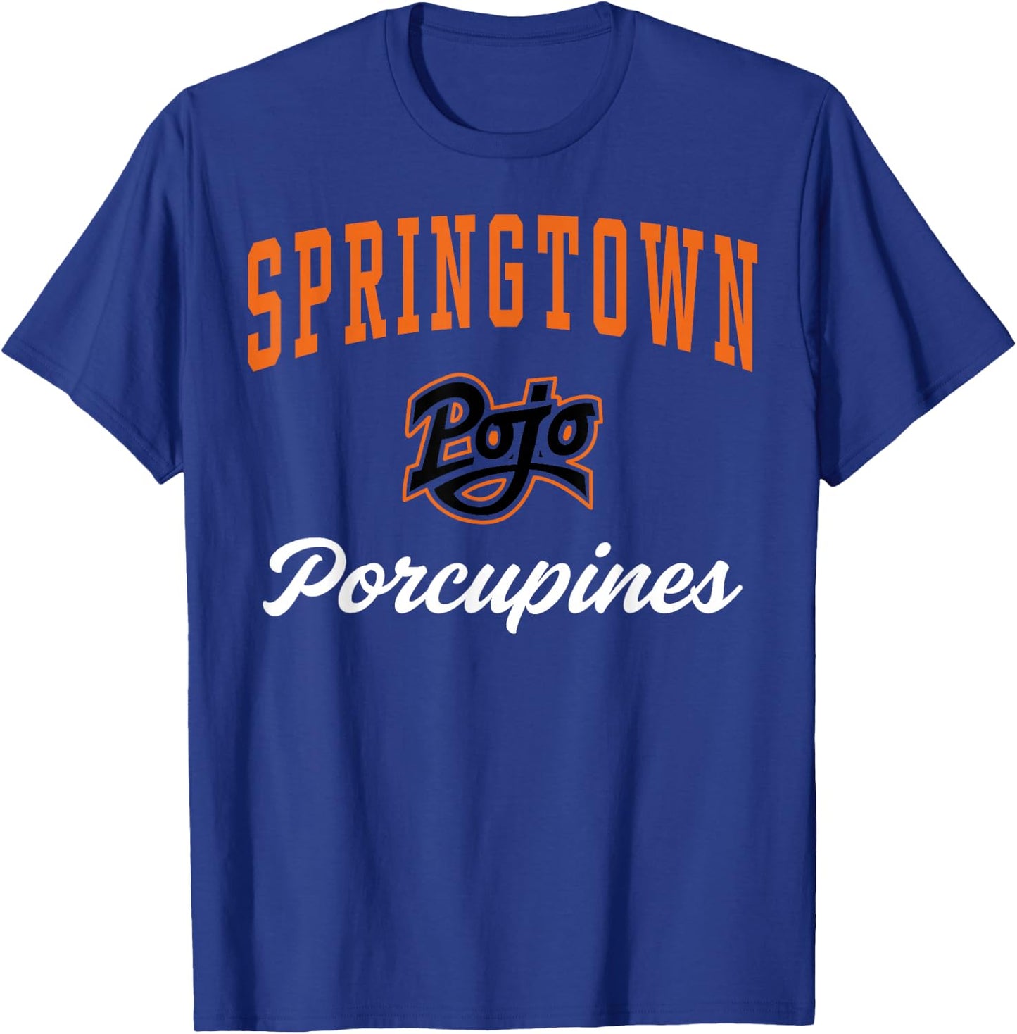 Springtown High School Porcupines C3 T-Shirt - T-Shirt | Royal
