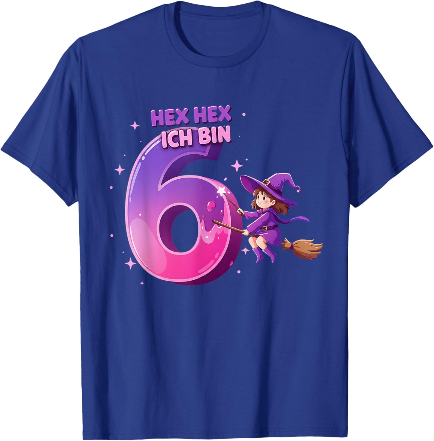 Hex Ich Bin 6 Hexen Geburtstag Geschenke für Mädchen T-Shirt - T-Shirt | Royal