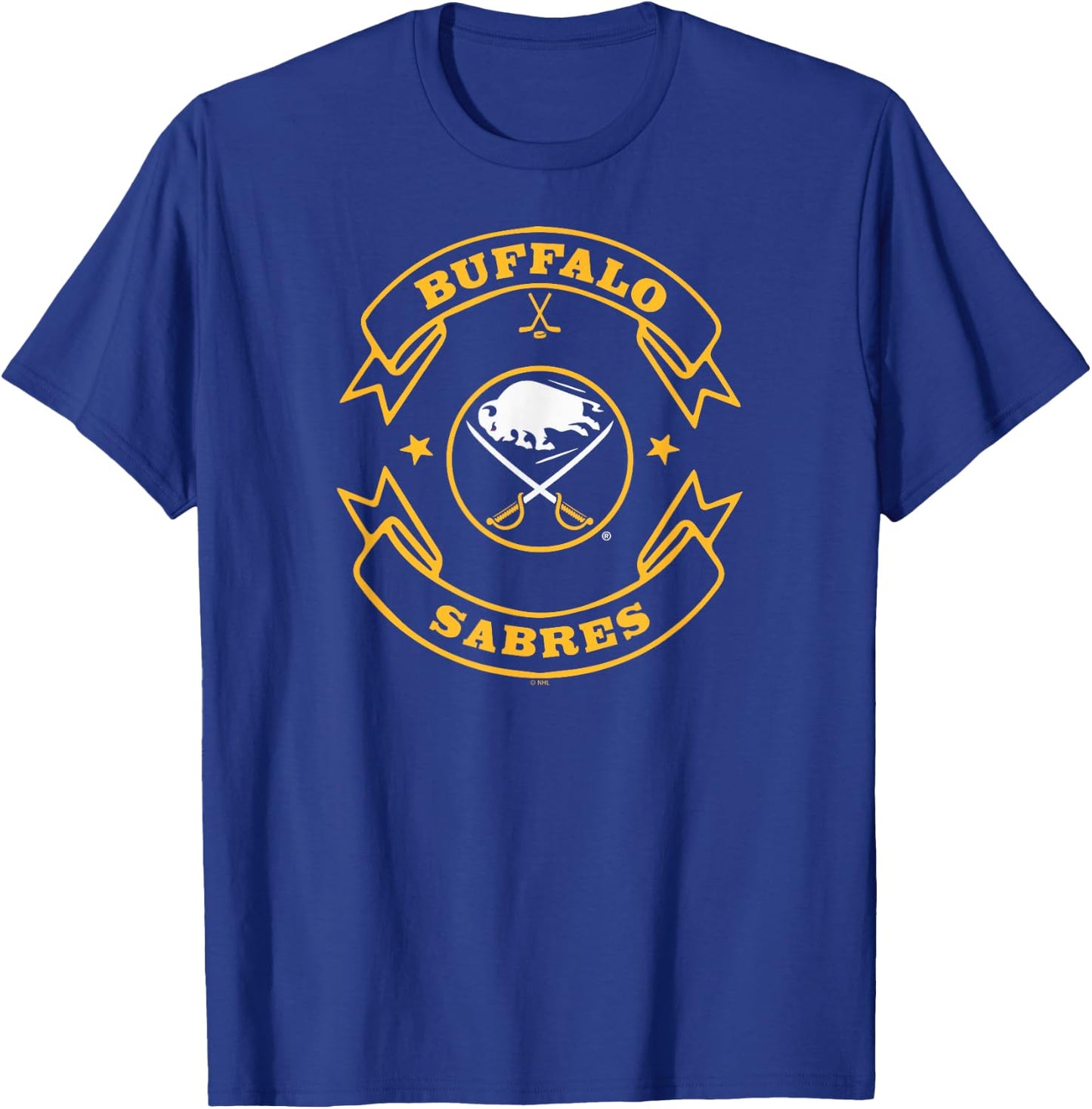 Buffalo Sabres Blaze Royal Officially Licensed T-Shirt - T-Shirt | Royal