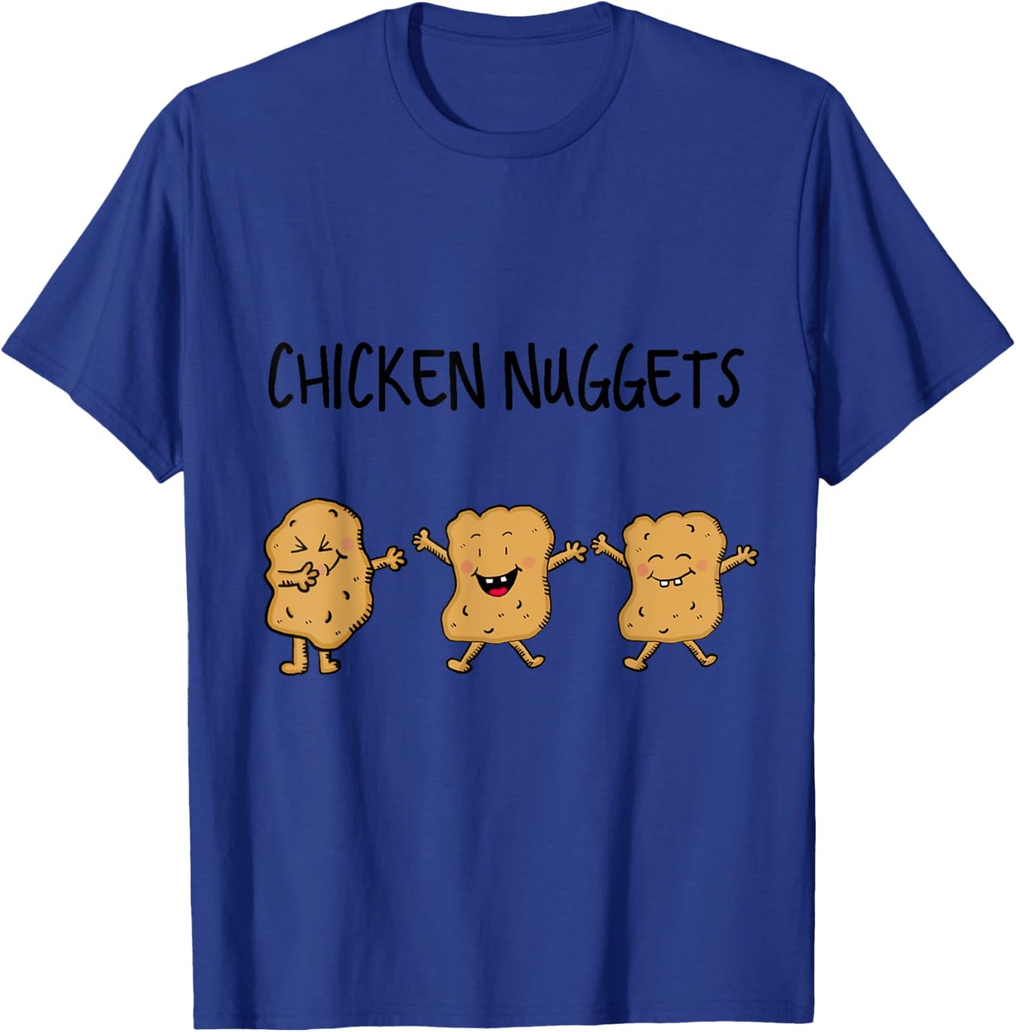 Dancing Chicken Nuggets T-Shirt - T-Shirt | Royal