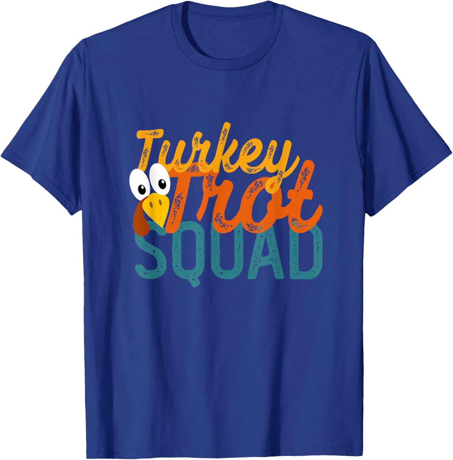 Vintage Turkey Trot Squad T-Shirt - T-Shirt | Royal