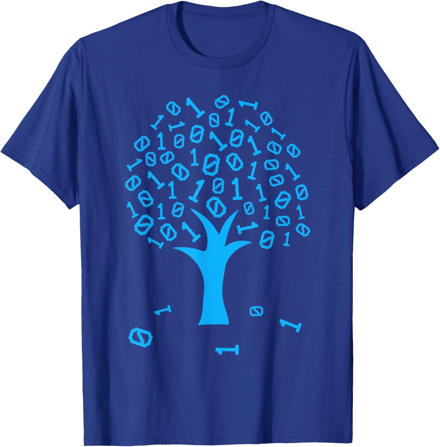Binary Tree Computer Funny Science Lovers Coding Nerd T-Shirt - T-Shirt | Royal