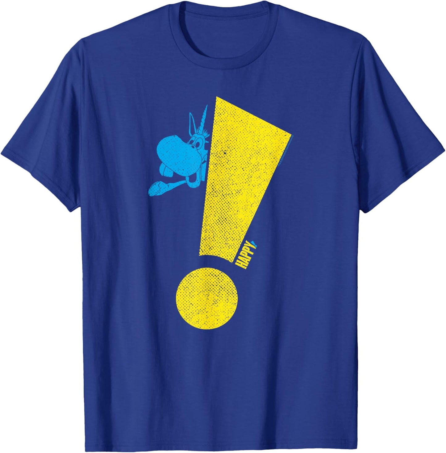 Happy! Exclamation T-Shirt - T-Shirt | Royal