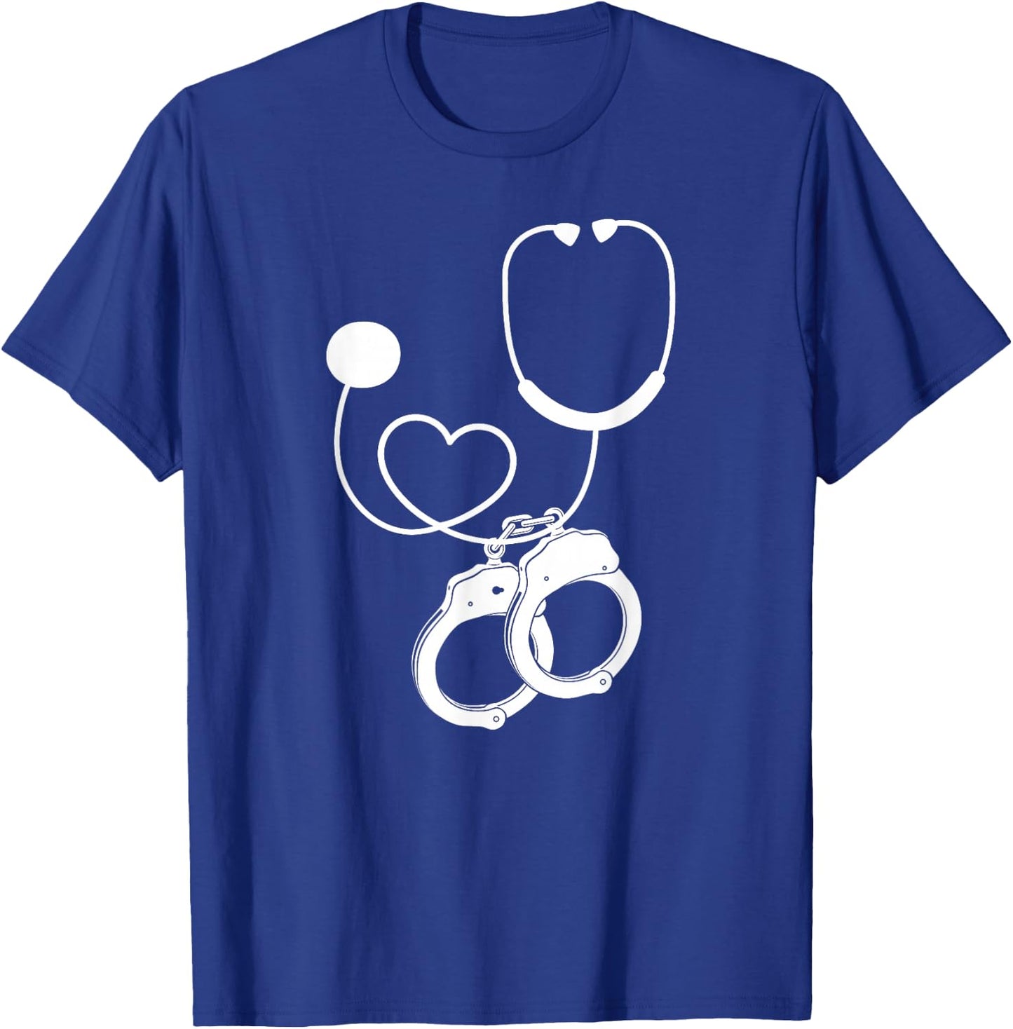 LPN Correctional Nurse Nursing Stethoscope Officer Women Men T-Shirt - T-Shirt | Royal