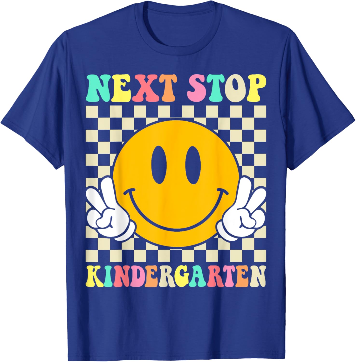 Next Stop Kindergarten Preschool Graduation Graduate 2025 T-Shirt - T-Shirt | Royal