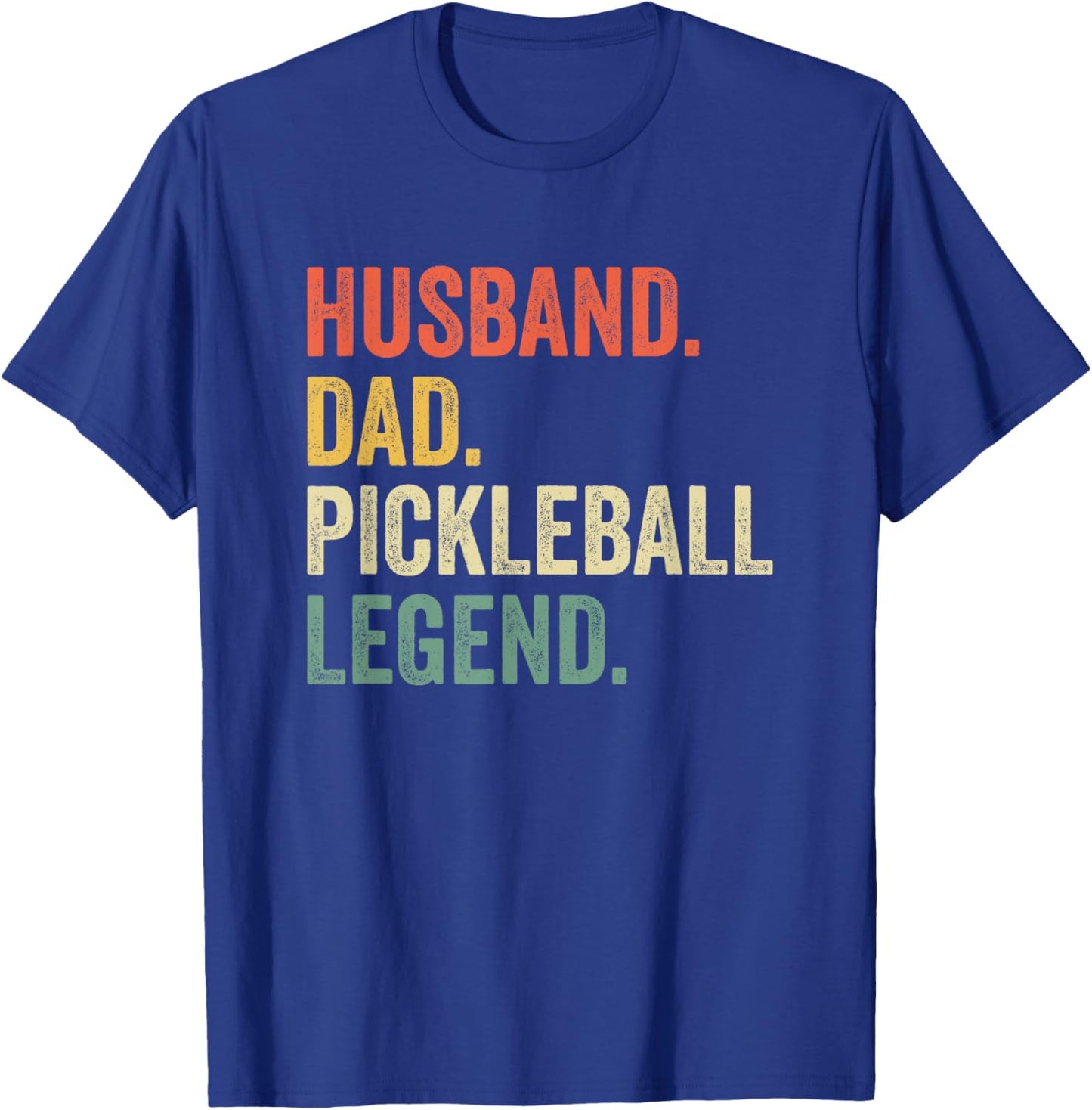 Pickleball Funny Husband Dad Legend Vintage Father's Day T-Shirt - T-Shirt | Royal
