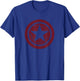 Marvel The Falcon and The Winter Soldier Bucky Red Logo T-Shirt - T-Shirt | Royal