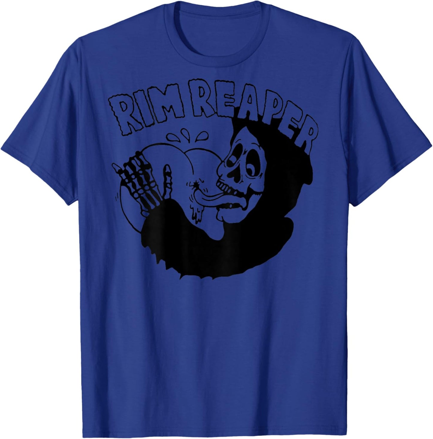 Rim Reaper (on back) T-Shirt - T-Shirt | Royal