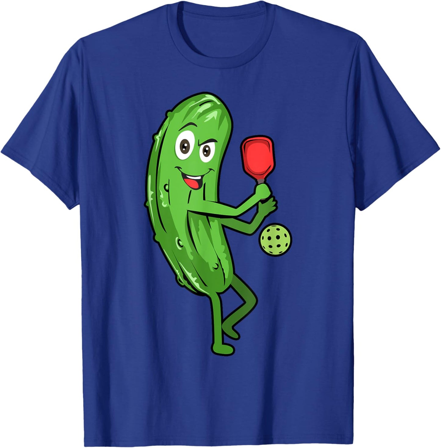 Funny Pickleball Gift Cool Pickle Lover T-Shirt - T-Shirt | Royal