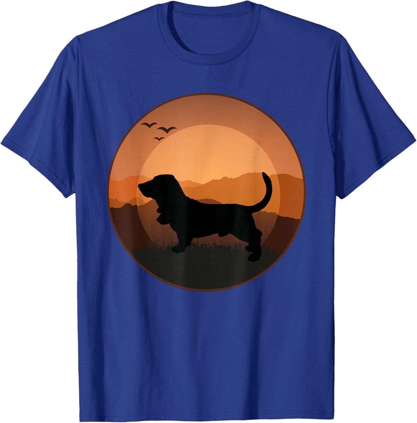 Basset Hound Dog T-Shirt - T-Shirt | Royal
