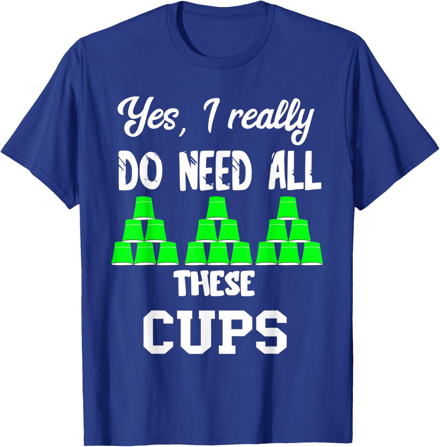 Speed Cups Stacking Sport Stacker Sport Stacking T-Shirt - T-Shirt | Royal