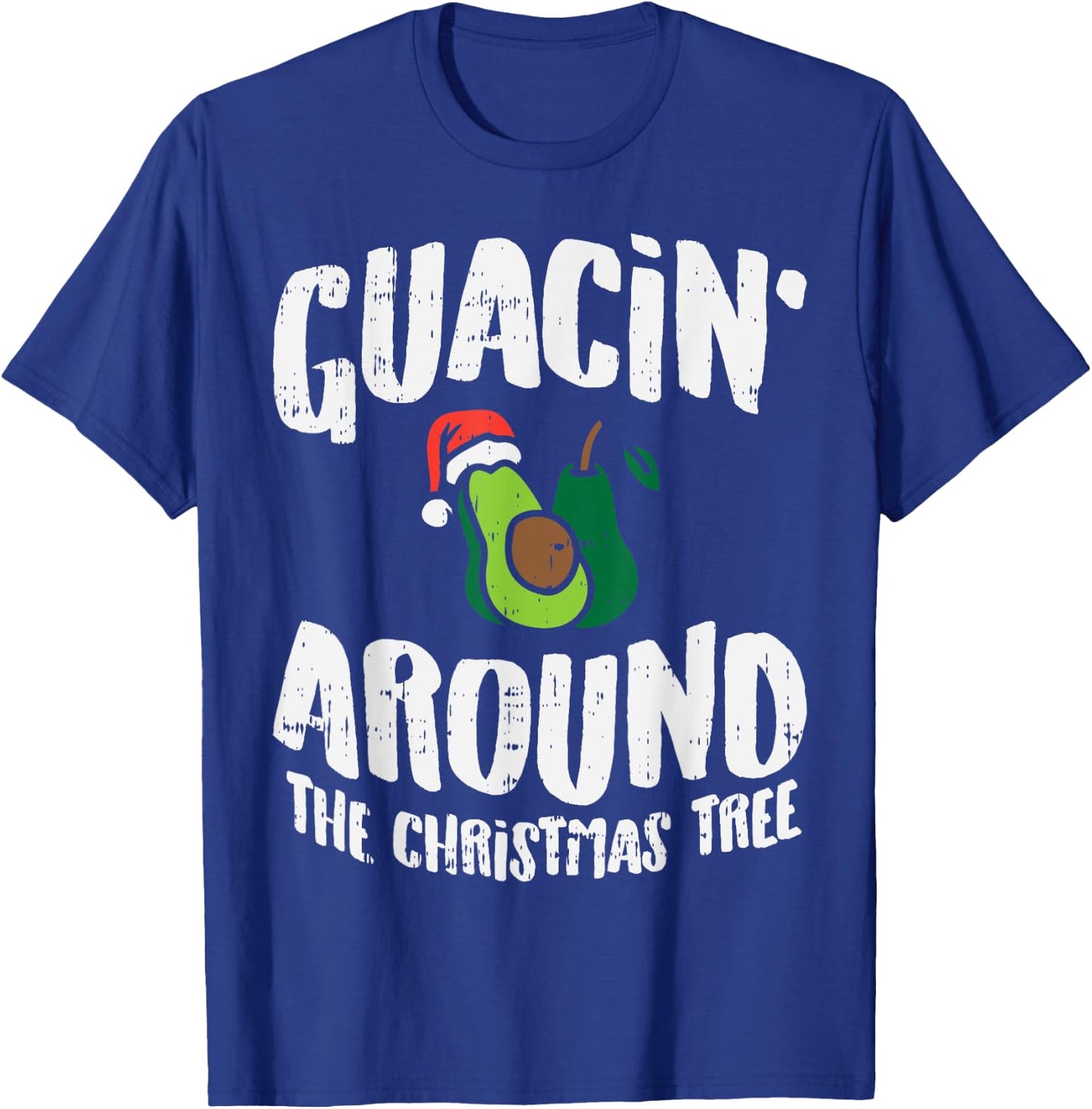 BoredKoalas Christmas Shirts Holiday Xmas Gifts Guacin Around The Christmas Tree Funny Mexican Navidad Gift -Adults Black Small T-Shirt - T-Shirt | Royal