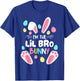 I'm The Brother Bunny Lil Bro Matching Family Easter 2025 T-Shirt - T-Shirt | Royal