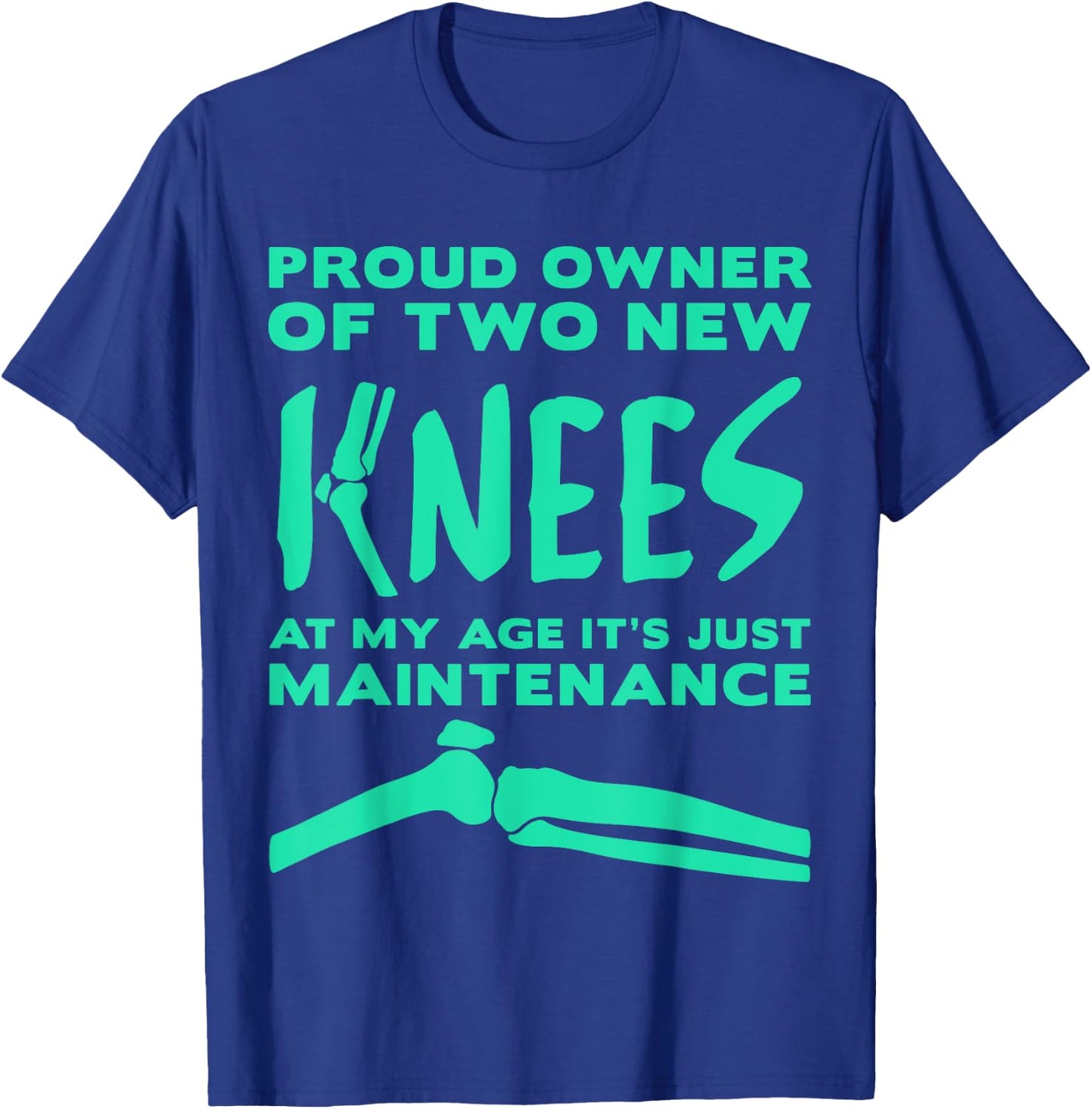 Funny Knee Replacement Surgery Hospital Get Well Gifts T-Shirt - T-Shirt | Royal