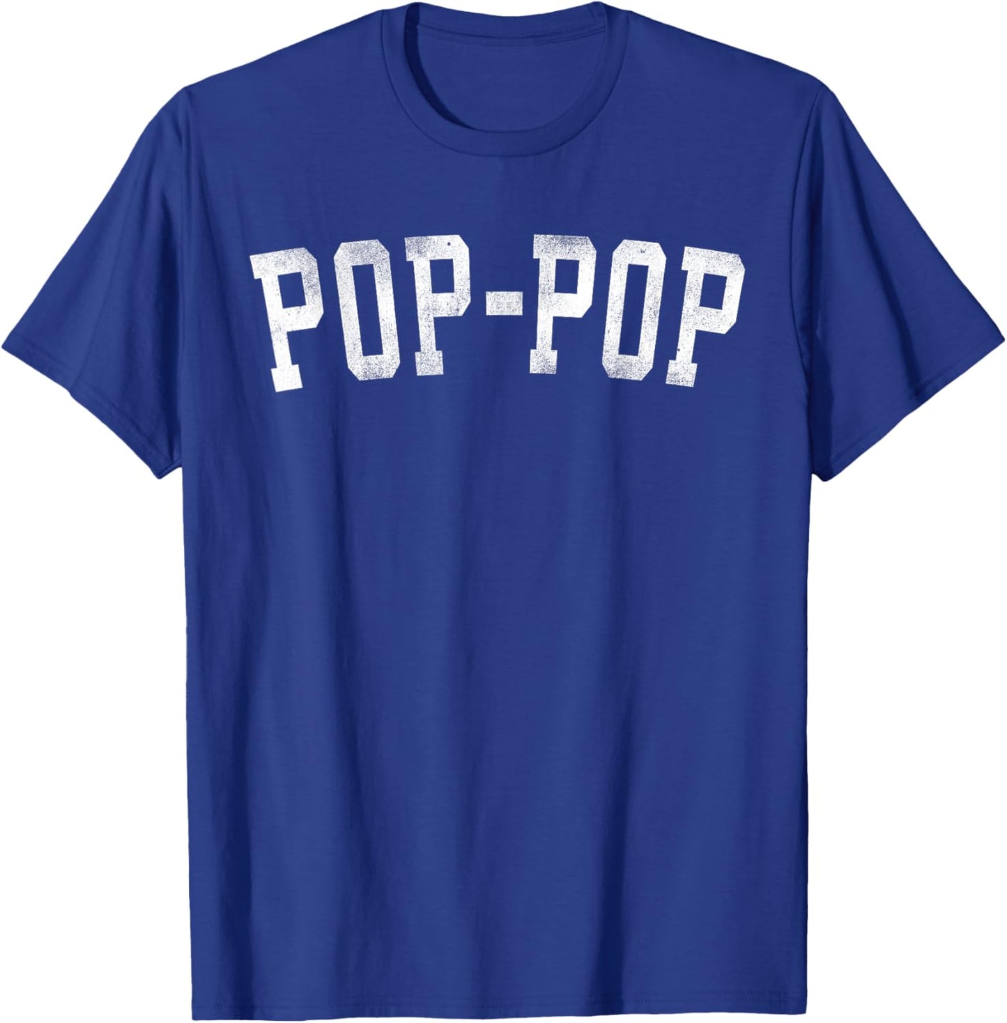 Pop-Pop - Classic Bold Font Father's Day PopPop T-Shirt - T-Shirt | Royal