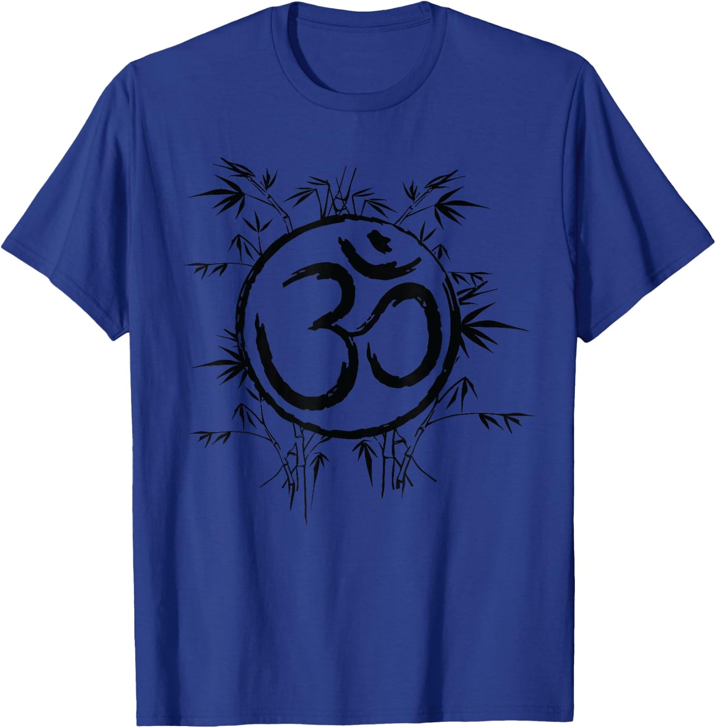 Buddhism Om Mantra Symbol Asian Japanese Zen Yoga Gift T-Shirt - T-Shirt | Royal