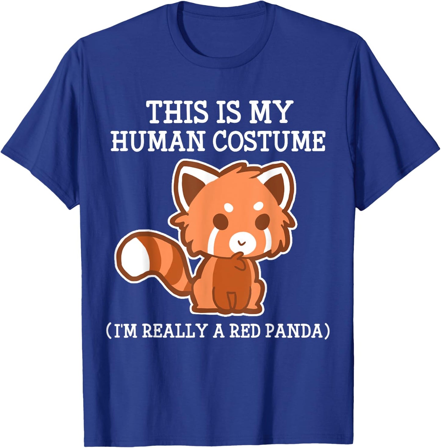 Red Panda Halloween Costume boy boys men Kids Youth T-Shirt - T-Shirt | Royal