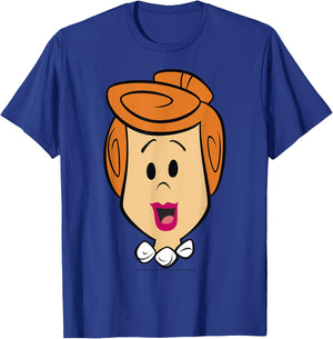 The Flintstones Wilma Big Face T-Shirt - T-Shirt | Royal